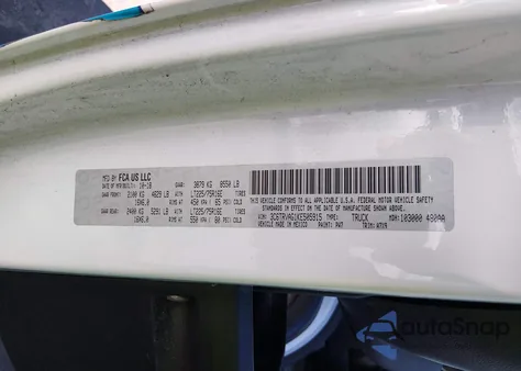 2019 Ram Promaster 1500 Low Roof 136 Wb z USA, uszkodzony, nr VIN 3C6TRVAG1KE505915